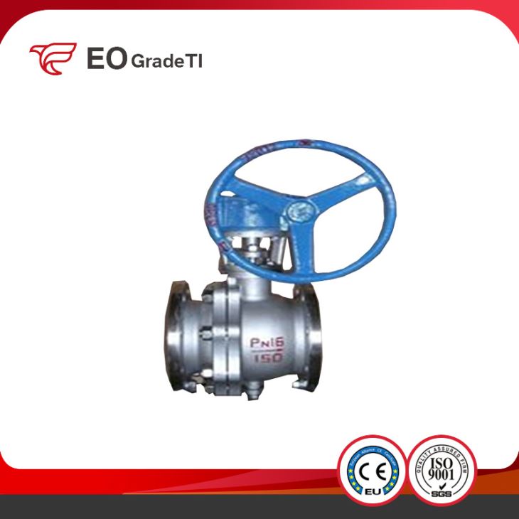 ANSI Electric Actuator Titanium Ball Valve for Industrial Use