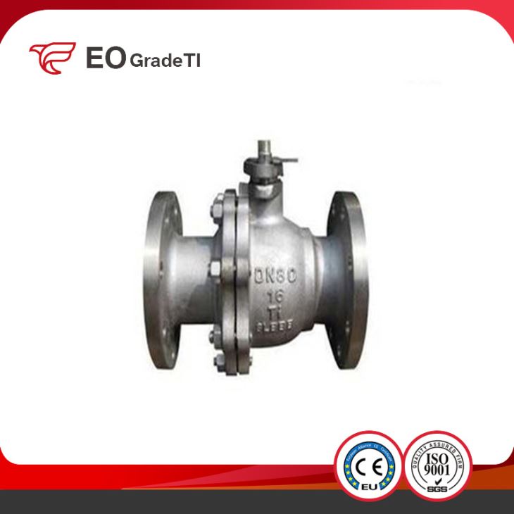 Floating Ball Titanium Ball Valve ASTM B367 Titanium Castings