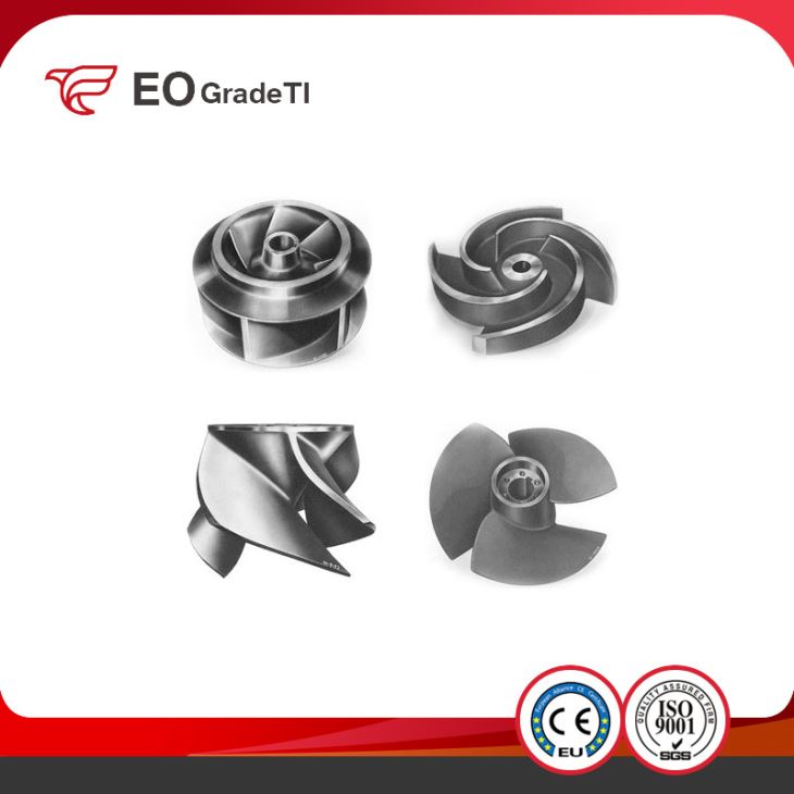 Industry Precision Investment Casting Titanium Turbocharger Impeller