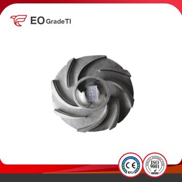 Precision Casting Pure Titanium CNC Machining Impeller